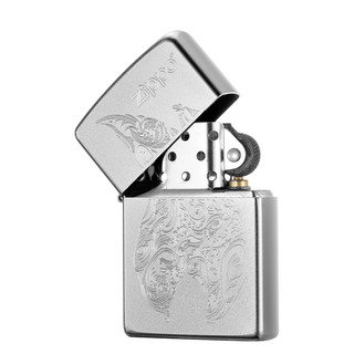 ZIPPO 之宝 经典系列 205-c-000001 打火机 缎纱镀铬 螺纹火焰