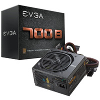 EVGA 700 B 铜牌(85%) 非模组ATX电源 700W