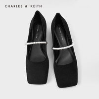CHARLES & KEITH CK1-61720062 女士珍珠单鞋