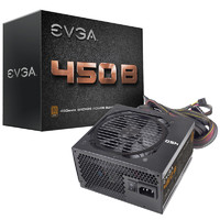 EVGA 450 B 铜牌（85%）非模组ATX电源 450W