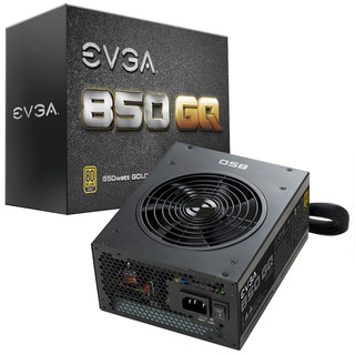 EVGA 850 GQ 金牌（90%） 半模组ATX电源 850W