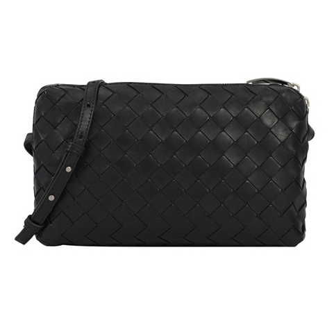 BOTTEGA VENETA 葆蝶家 女士羊皮革斜挎包 597329VCPP1