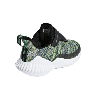 adidas 阿迪达斯 Fortarun Predator Ac K 儿童休闲运动鞋 AH2688 绿色/黑色/白色 26码