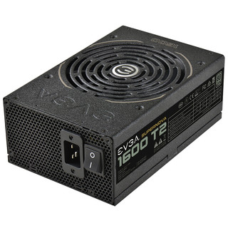 EVGA 1600 T2 钛金牌（94%）全模组ATX电源 1600W