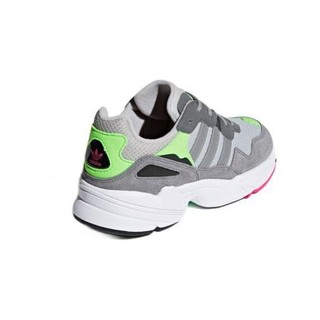 adidas ORIGINALS YUNG-96 J 男童休闲运动鞋 DB2802 二度灰/三度灰/黄绿 36.5码