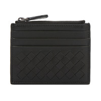 BOTTEGA VENETA 女士羊皮零钱包 367004V001N1000 黑色