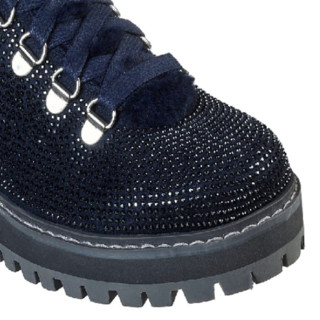 SKECHERS 斯凯奇 女士高帮休闲鞋 44371 Navy 10