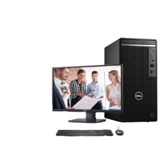 DELL 戴尔 OptiPlex 5080MT 27英寸 商务台式机 黑色（酷睿i5-9500、核芯显卡、8GB、256GB SSD+1TB HDD、风冷)