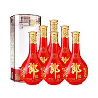 LANGJIU 郎酒 红花郎十五15 酱香型 高度白酒 53度 500ml*6瓶 整箱装