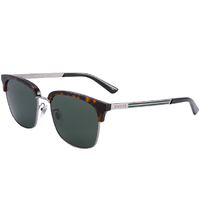 GUCCI 古驰 男士太阳镜 GG0697S 003 哈瓦那色镜框绿色镜片 55mm