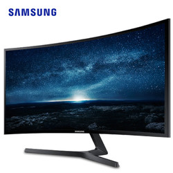 SAMSUNG 三星 显示器27英寸电竞曲面液晶显示屏C27F396FHC台式电脑屏幕PS4