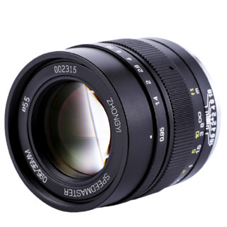 ZHONGYI OPTICAL 中一光学 35mm F0.95 标准定焦镜头 Micro 4/3卡口 55mm 黑色+55mm UV镜