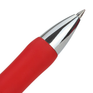 优必利 BB-35 按动中性笔 红色 0.5mm 12支装