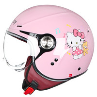 AVA 艾维爱 摩托车头盔 浅粉音悦 S 摩托车骑行装备