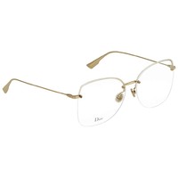 Dior 迪奥 中性金边半框眼镜