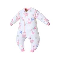 OUYUN 欧孕 婴儿分腿睡袋 双层不夹棉款 羊驼小姐 XL