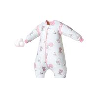 OUYUN 欧孕 婴儿分腿睡袋 双层不夹棉款 甜心宝贝-樱粉 XXL