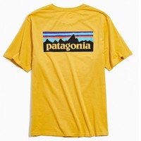 Patagonia 巴塔哥尼亚 P-6 Logo Organic 男子纯棉T恤