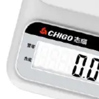 CHIGO 志高 电子秤 白色 5kg/0.5g带背光 三用款