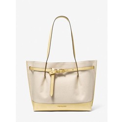 MICHAEL KORS 迈克·科尔斯 女士帆布鳄鱼托特包