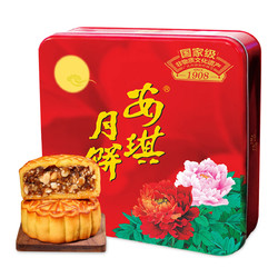 ANQI 安琪 金腿伍仁月饼 中秋广式咸味月饼 710g