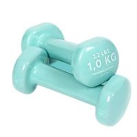 DECATHLON 迪卡侬 Halteres Pvc 哑铃 薄荷绿 1kg*2