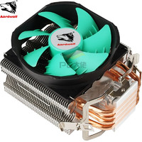 Aardwolf 土狼 绿箭GH400风冷CPU散热器i7台式电脑静音pwm风扇AM4D3/1151/115x/775