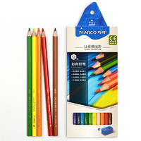 MARCO 马可 4300-12CB 六角杆彩色铅笔 12支装