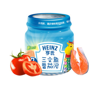 Heinz 亨氏 果泥 4段 三文鱼番茄味 113g*12瓶