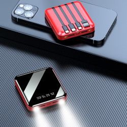 earise雅兰仕20000毫安大容量充电宝超薄小巧便携快充闪充移动电源