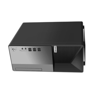 Lenovo 联想 扬天 M4610T 十代酷睿版 19.5英寸 商用台式机 黑色 (酷睿i3-10100、核芯显卡、4GB、128GB SSD+1TB HDD、风冷)