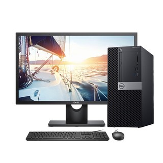 DELL 戴尔 OptiPlex 7070MT 九代酷睿版 23.8英寸 商务台式机 黑色 (酷睿i7-9700、2GB独显、16GB、256GB SSD+1TB HDD、风冷、2K)