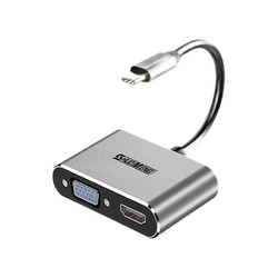 SHUOMENG 硕盟 type-c转接头转接口  HDMI+VGA+USB+PD四口扩展坞