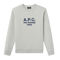 A.P.C. RUFUS 男士圆领卫衣 COEBH-H27500 浅麻灰色 M