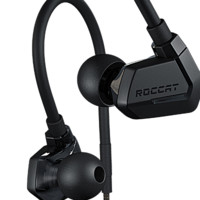 ROCCAT 冰豹 双音豹 Score 入耳式挂耳式降噪有线耳机 黑色 3.5mm