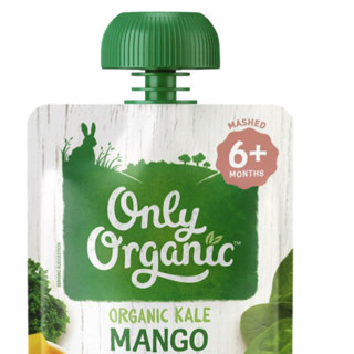 Only Organic 有机果泥 新西兰版 3段 芒果菠菜羽衣甘蓝味 120g
