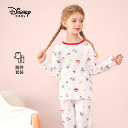 Disney baby 女童纯棉印花睡衣两件套