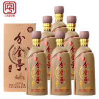 分金亭 浓香型白酒历史整箱45度500ml*6礼盒装节日送礼礼品粮食酒