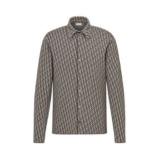 Dior 迪奥 Oblique 男士长袖衬衫 023M550AT099_C170 米色 XS
