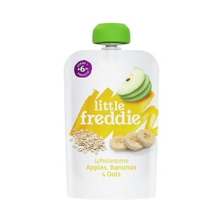 LittleFreddie 小皮 有机果泥 西班牙版 3段 燕麦香蕉苹果味 100g