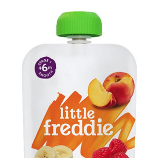 LittleFreddie 小皮 有机果泥 西班牙版 3段 树莓香蕉苹果桃味 100g