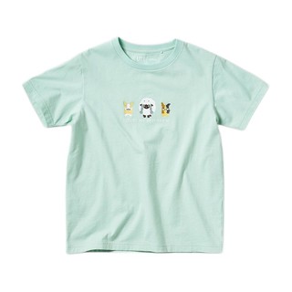 UNIQLO 优衣库 宝可梦系列 438153 儿童短袖T恤 嫩绿色 140cm