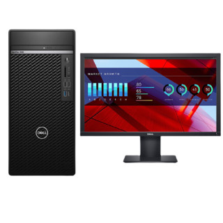 DELL 戴尔 OptiPlex 7090 MT 十代酷睿版 23.8英寸 商务台式机 黑色 (酷睿i9-10900、核芯显卡、16GB、1TB SSD、风冷、升降旋转)