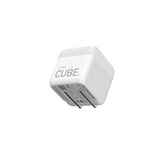 nubia 努比亚 方糖 手机充电器 Type-C 22.5W 白色