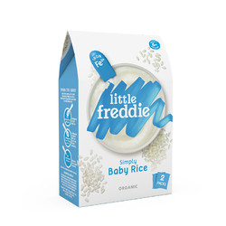 LittleFreddie 小皮 高铁系列 有机米粉 1段 原味 160g