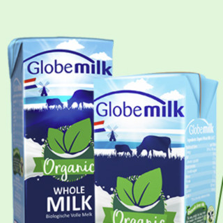 Globemilk 荷高 有机全脂纯牛奶 200ml*24盒