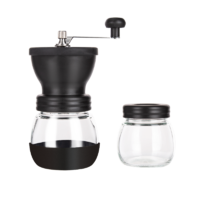 TiaNXI 天喜 便携手摇磨豆机手磨咖啡机研磨机粗细可调陶瓷磨芯单杯款 升级款