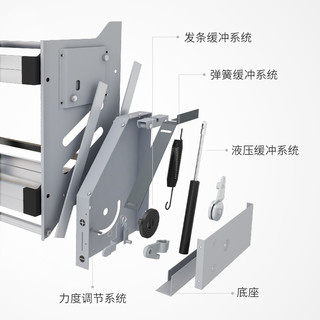 意驰 不锈钢厨房吊柜升降拉篮橱柜拉篮置物架厨柜下拉式调味拉篮 550规格  诺亚