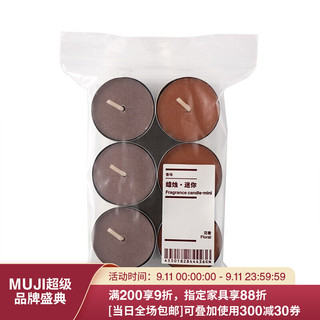 MUJI 無印良品 无印良品 MUJI 香味蜡烛 迷你 花香 花香/12个装