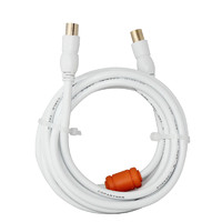 PowerSync 包尔星克 有线电视同轴线白色单橙色磁环1.8米/3米